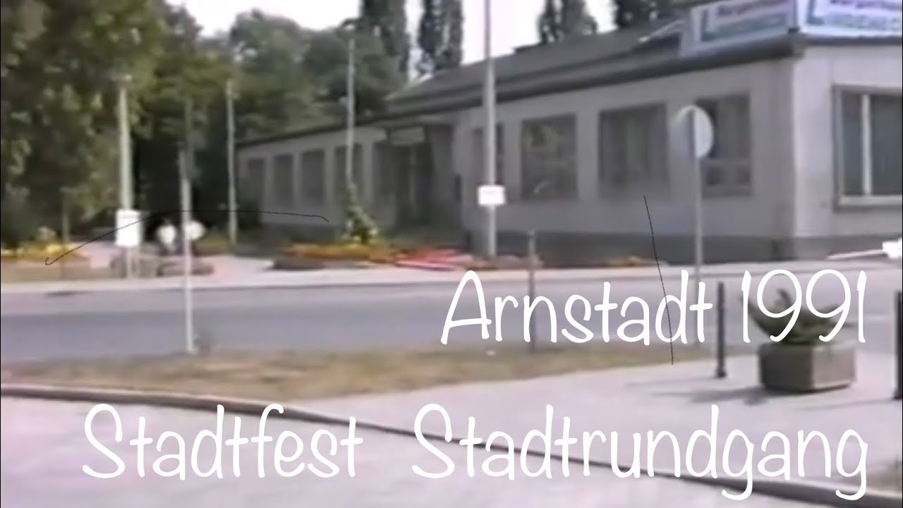 Arnstadt 1991 | 1. Stadtfest | Stadtrundgang