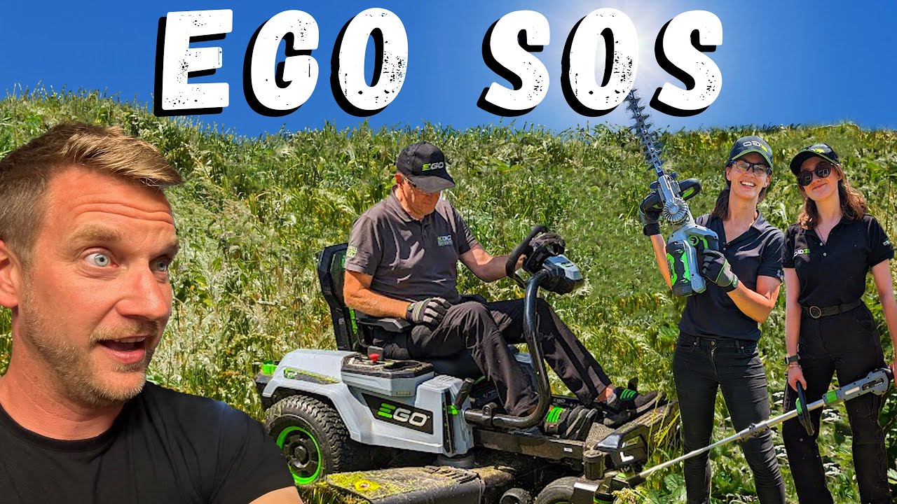 EGO SOS - We Help 2 Local Families Tackle Their Over Grown Gardens