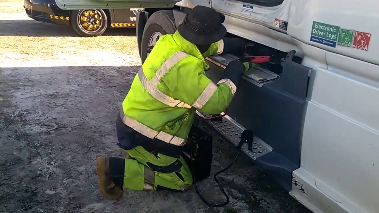 Semi Jump Start 24V HESSCO Roadside Assistance and Towing Innovations
