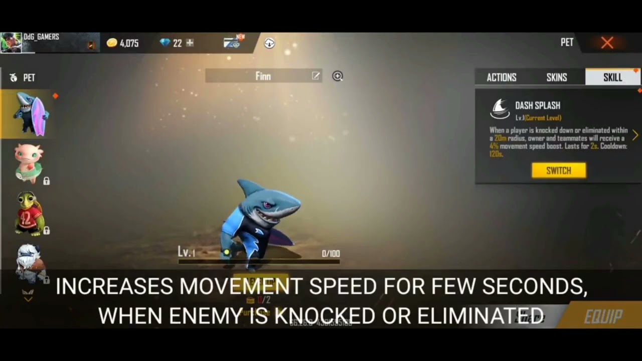 NEW PET ABILITY  OB34 UPDATE-GARENA FREE FIRE