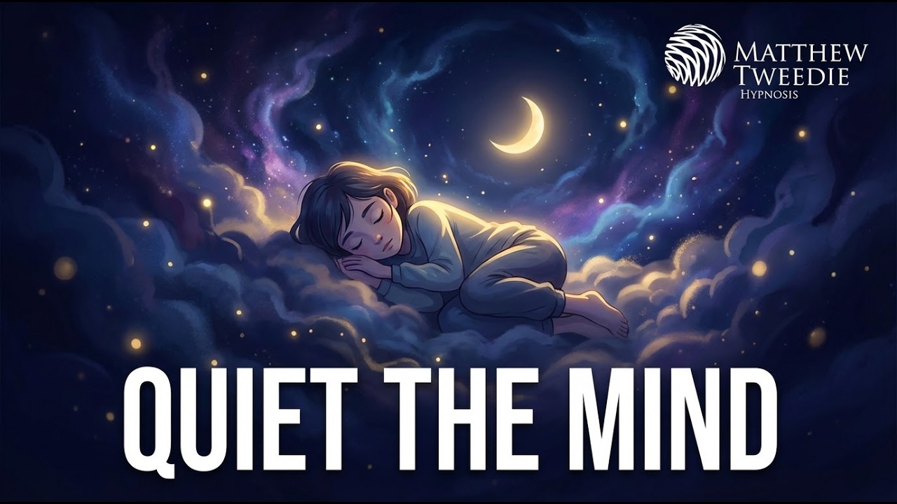 Sleep Talk Down Sleep Hypnosis (Black Screen) | Quiet the Mind and Drift into Deep Rest