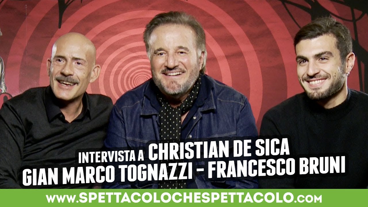 SONO SOLO FANTASMI | Christian De Sica, Gian Marco Tognazzi e Francesco Bruni intervistati