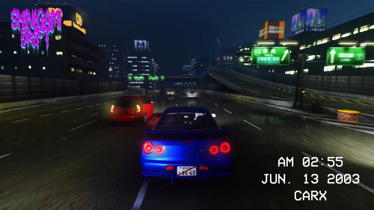 OSAKA RAINY NIGHT RUN with TRAFFIC! | CarX Drift Racing Online
