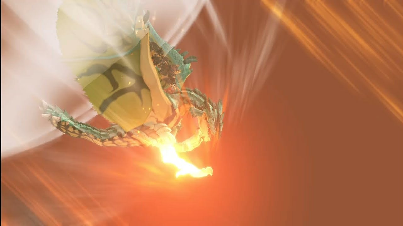 Azure Rathalos showcase (monster hunter stories 2)