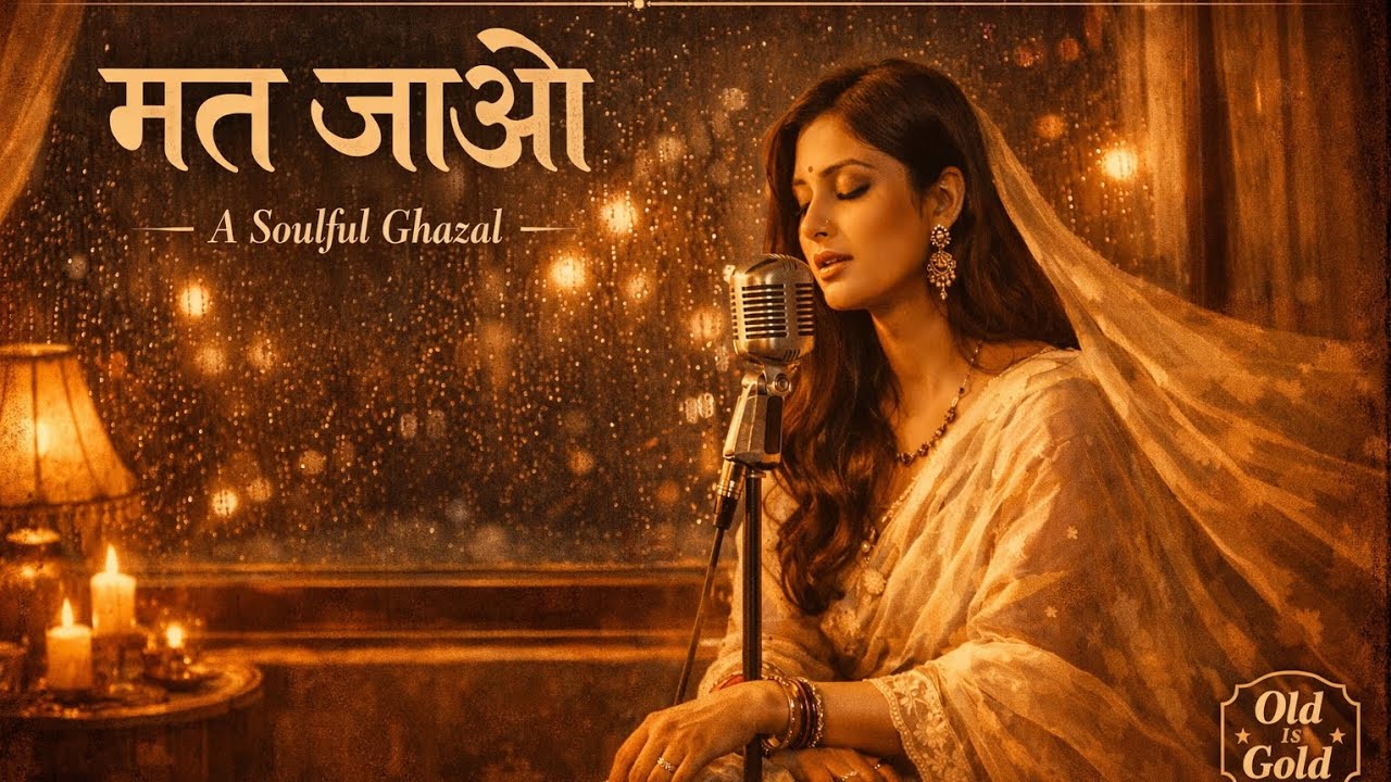 मत जाओ | Soulful Female Ghazal | 70s Style Romantic Ghazal | Music Cafe
