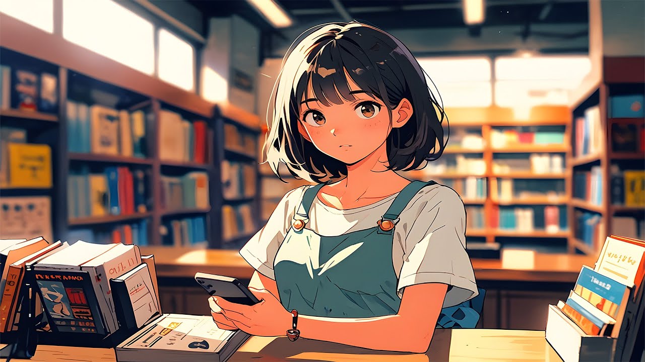 Morning Bookstore Lofi📚Music for Shopping