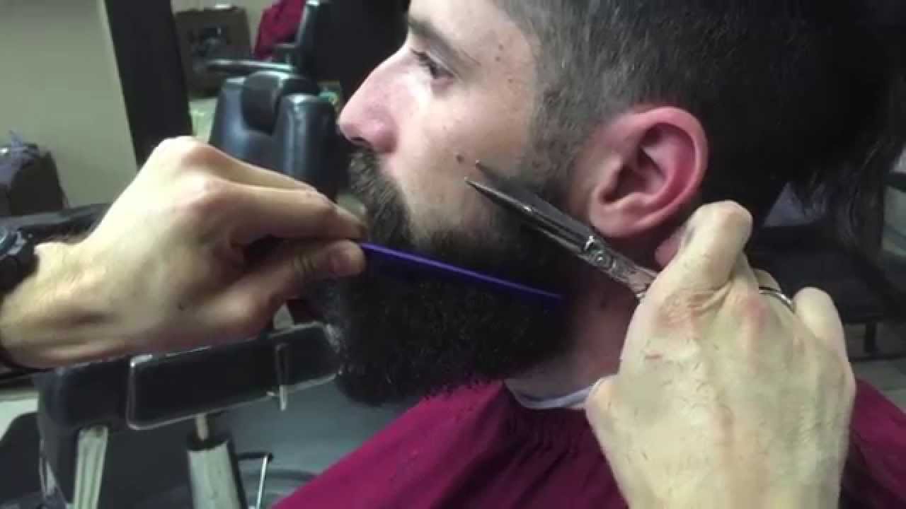 How to Trim, Groom And Style Your Beard | Straight Razor Shave and Shave Oil