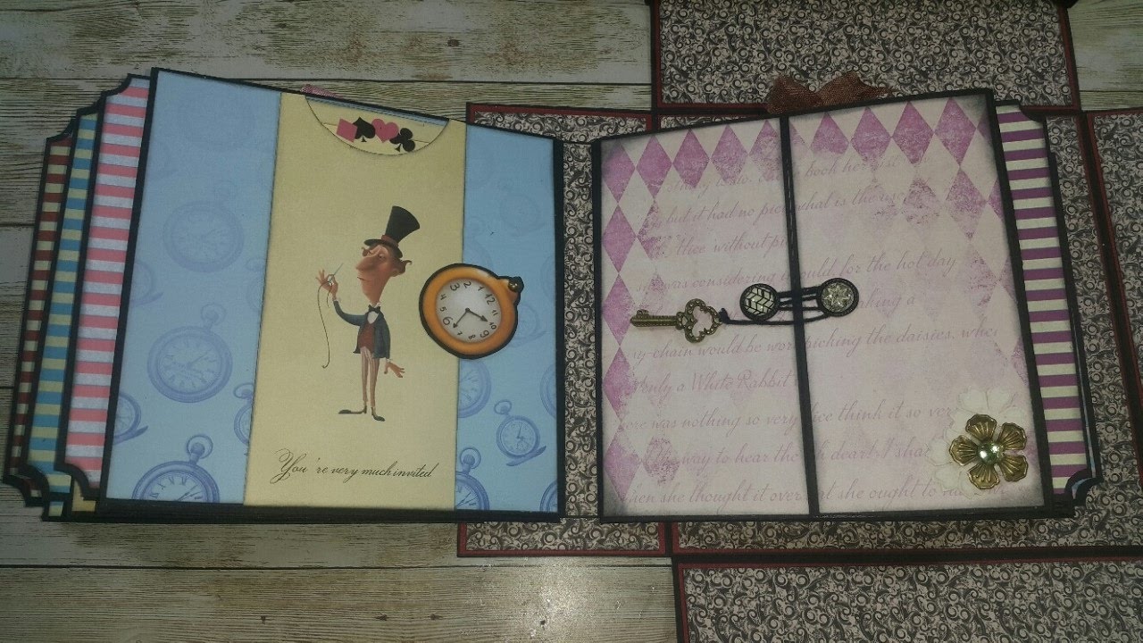 Tutorial *4 Down-The-Rabbit-Hole Alice in Wonderland ( DT Vectoria Designs )