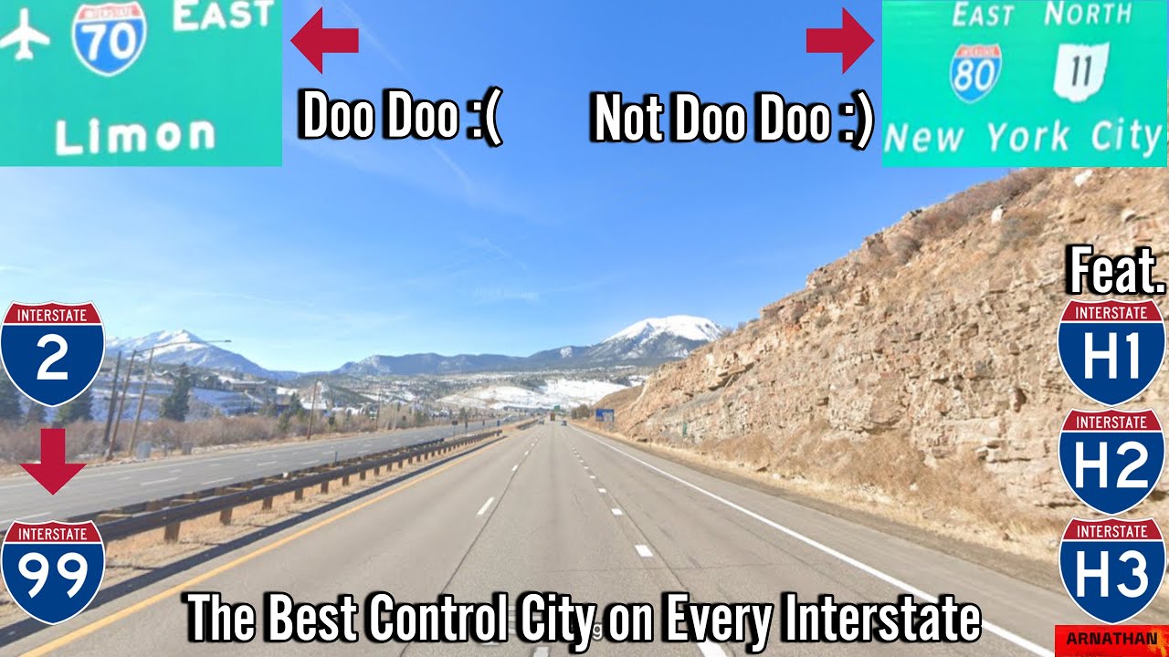 The Best Control City on Every Interstate