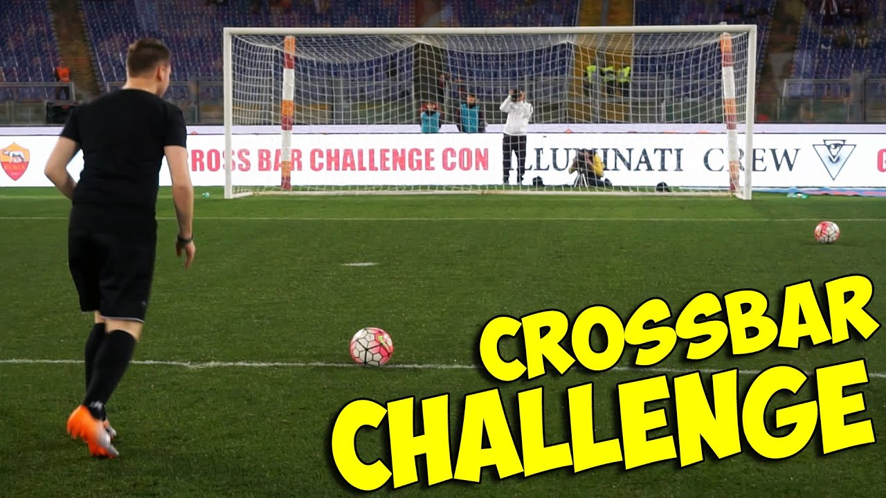 CROSSBAR CHALLENGE ALLO STADIO OLIMPICO!! INCREDIBILE! w/ IlluminatiCrew & Sodin
