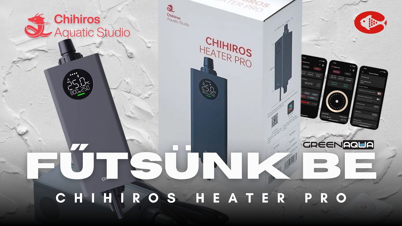 🔥 Chihiros Heater Pro teszt – a legokosabb külső akváriumfűtő? Ez lesz a jövő?