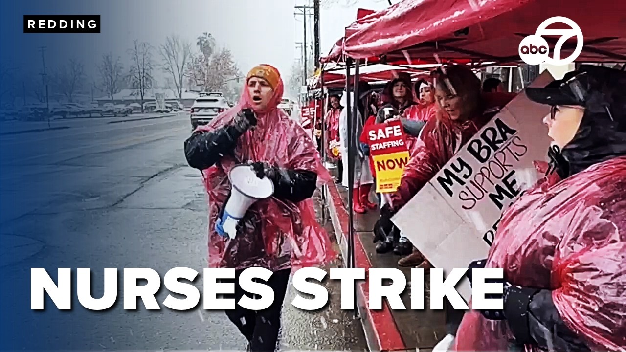 Redding nurses strike at Shasta Regional, citing staffing and infection control concerns