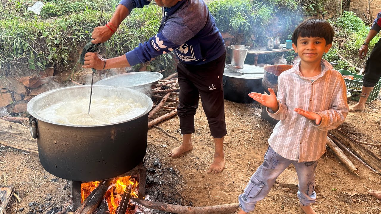 Cooking Dal Bhat For My Village 😍