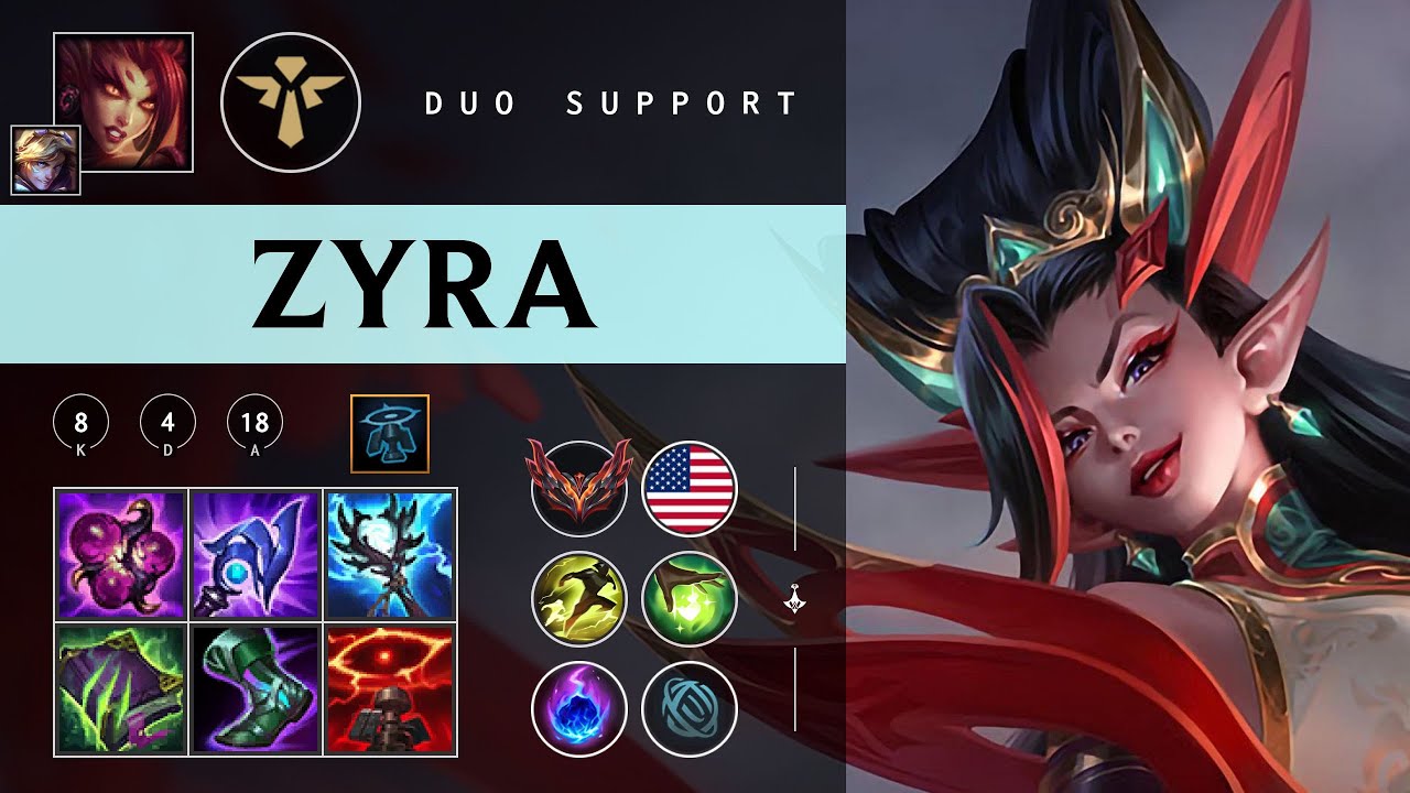 Zyra Support vs Thresh - NA Grandmaster Patch 26.01