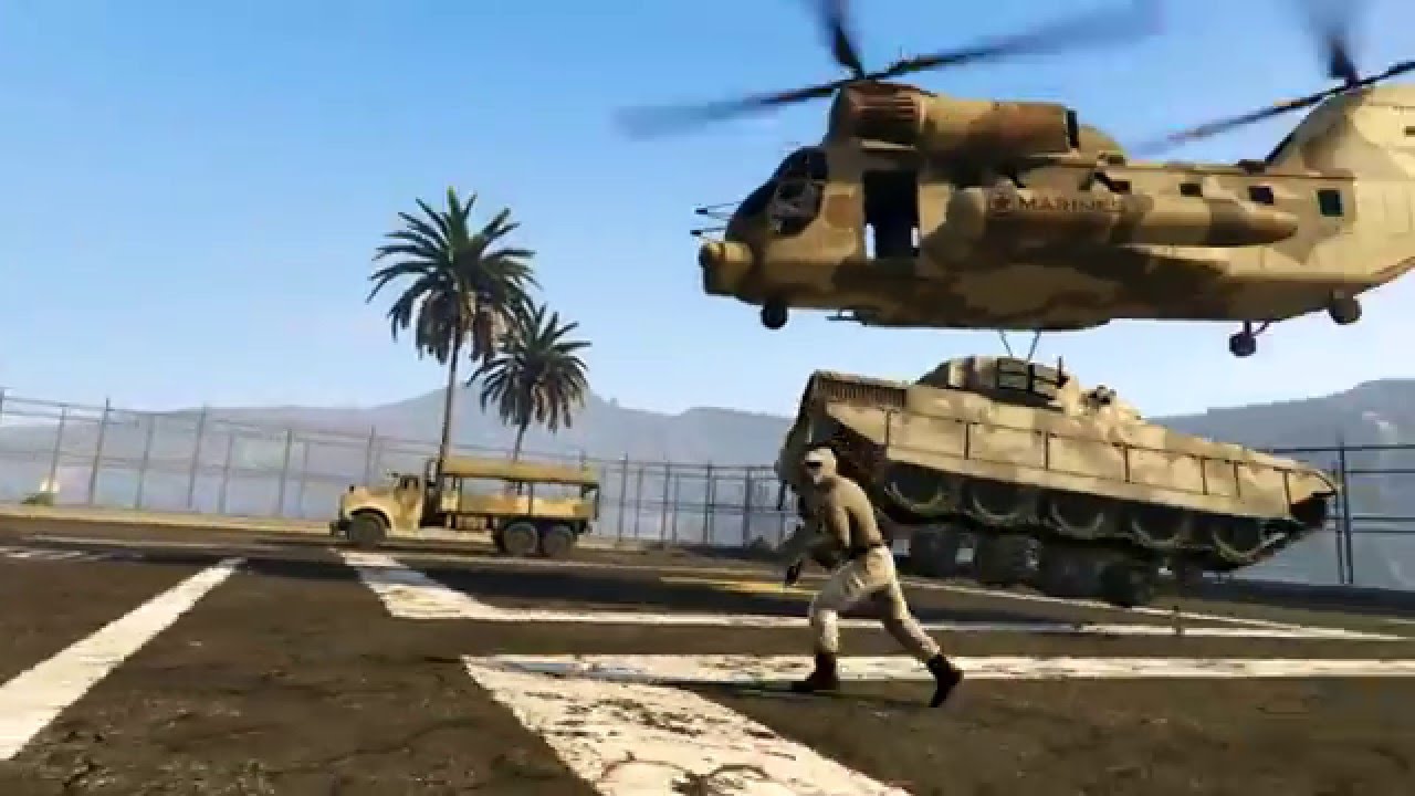 Fort Zancudo two tanks robbery - GTA 5 Short film - Cinematic