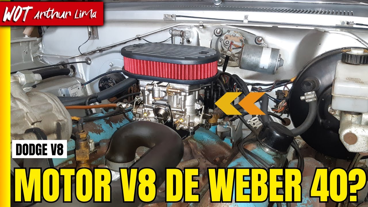 DODGE V8 COM WEBER 40 -VOCÊ VAI QUERER ISSO NO SEU DODGE (W.O.T. PREPARAÇÕES)