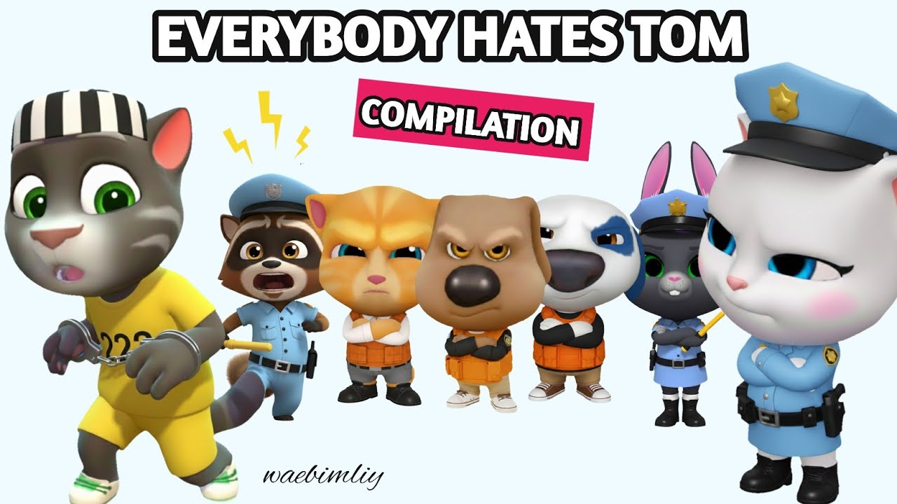 My Talking Tom Friends World - EVERYBODY HATES TOM COMPILATION - Talking Tom Cat