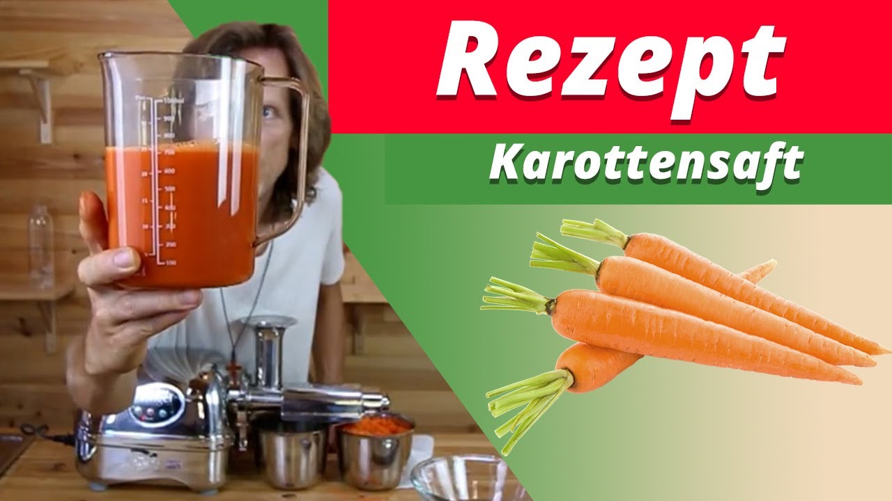 Karottensaft selber machen mit dem Angel Juicer / Saftpresse
