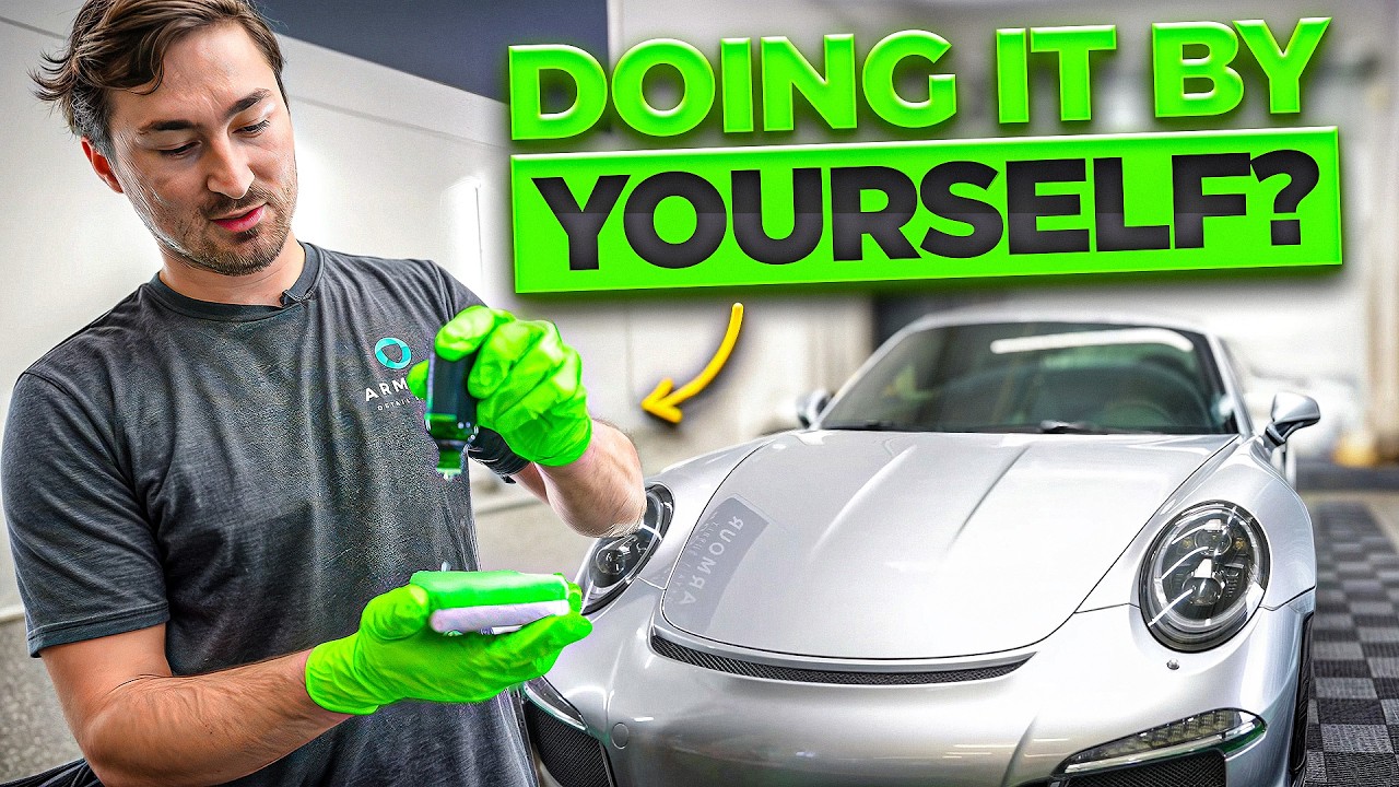 How to Ceramic Coat a Car By Yourself (Full, Real-Time Process)