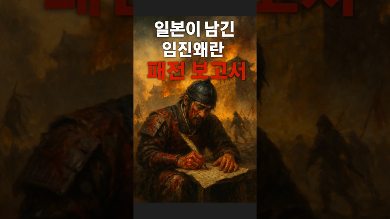 일본이 기록한 임진왜란 패전 보고서.#임진왜란 #이순신 #일본패전보고서 #도요토미히데요시 #조선역사 #명량대첩 #노량해전 #역사쇼츠 #한국사 #한국사쇼츠