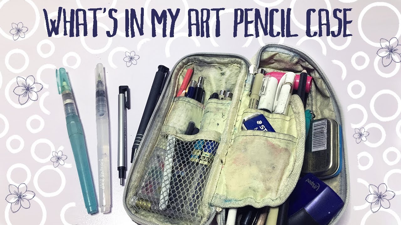 What's In My Art Pencil Case/Essential Art Supplies