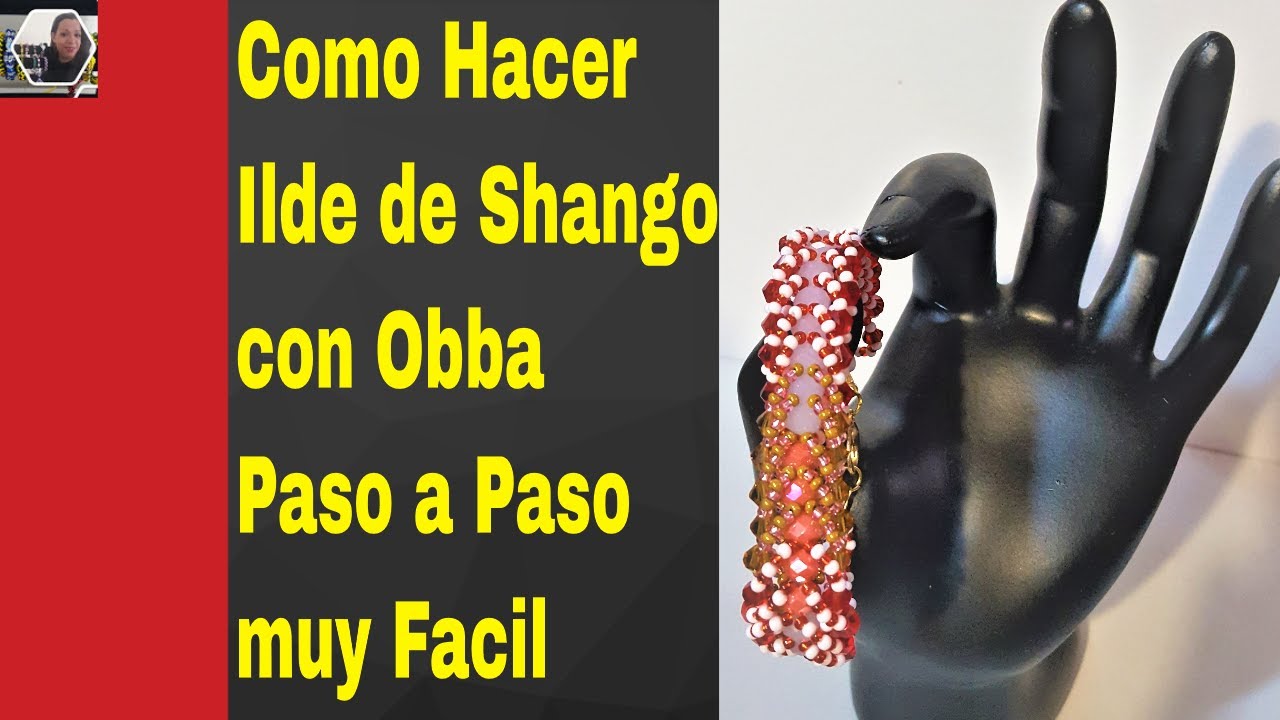 Como Hacer Ilde de Shango con Obba Paso a Paso muy Facil