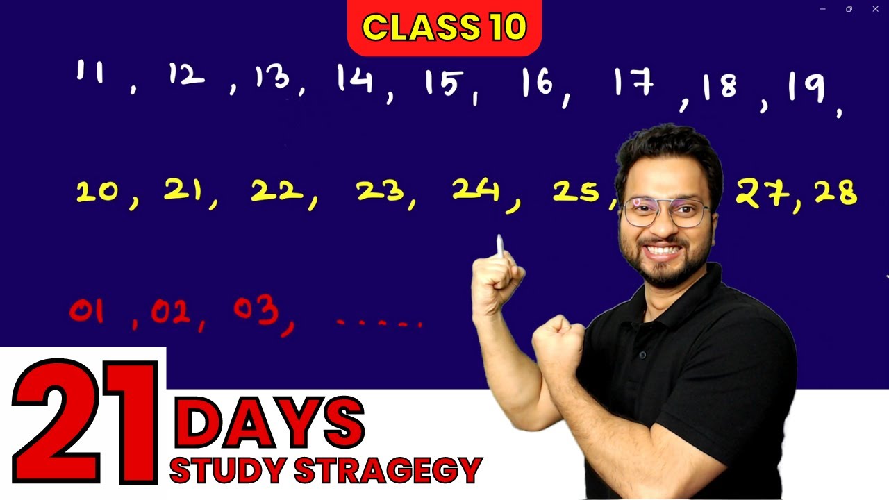 Last 21 Days Strategy | Class 10 BOARDS 2023 Strategy | Shubham Jha
