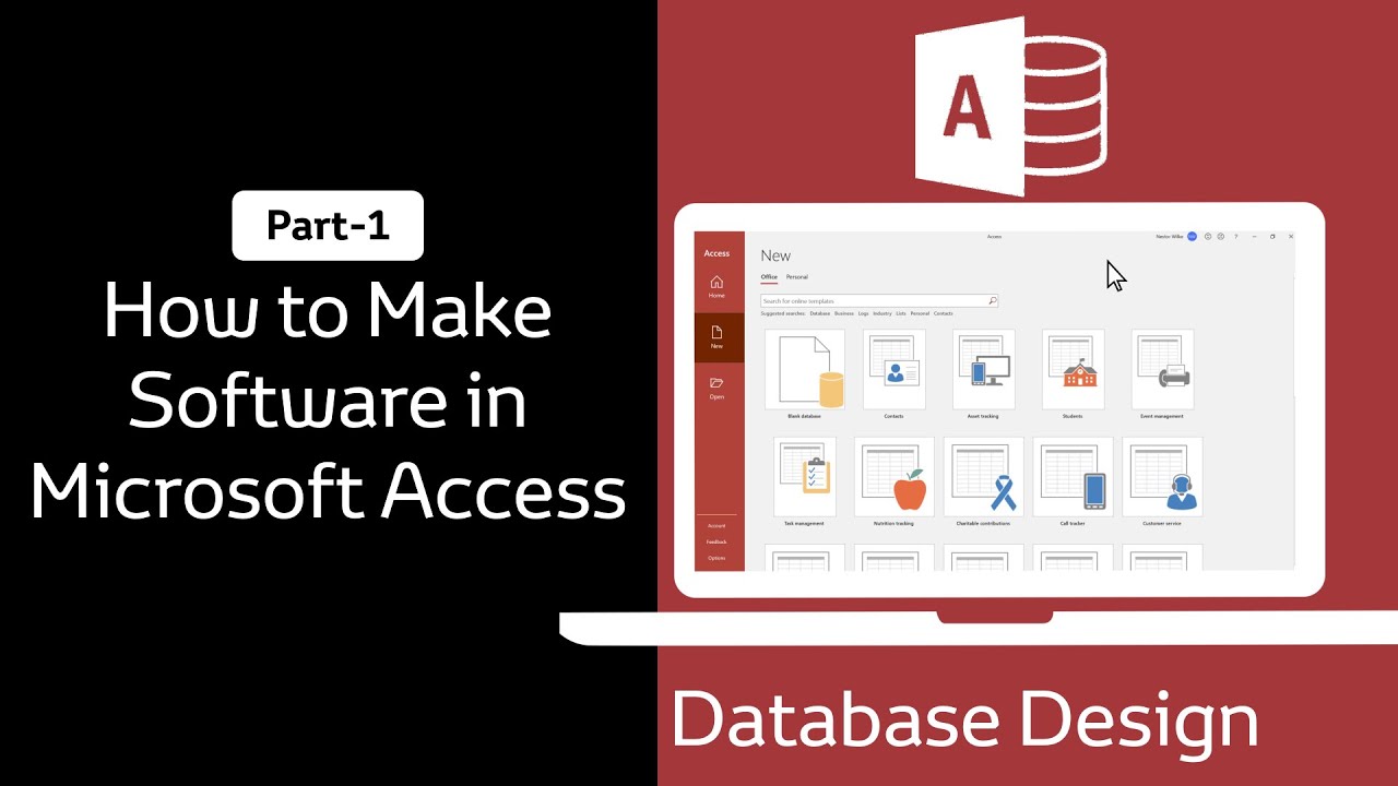 How to Make Software in Microsoft Access Part-01
