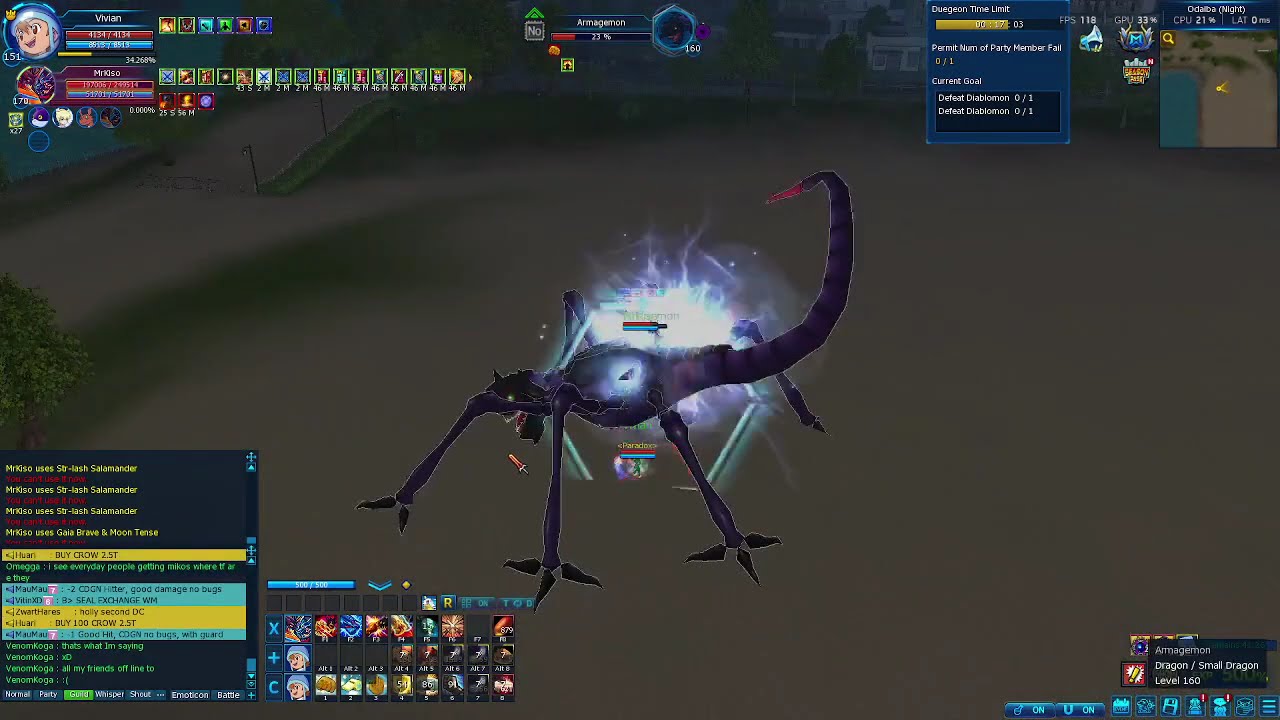 Digimon Masters Online - Dark Web Dungeon. Solo Mode.