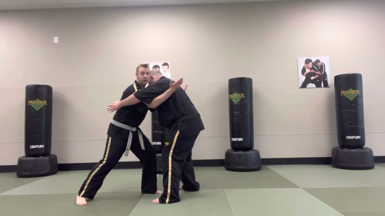 Front Bear Hug over the Arms