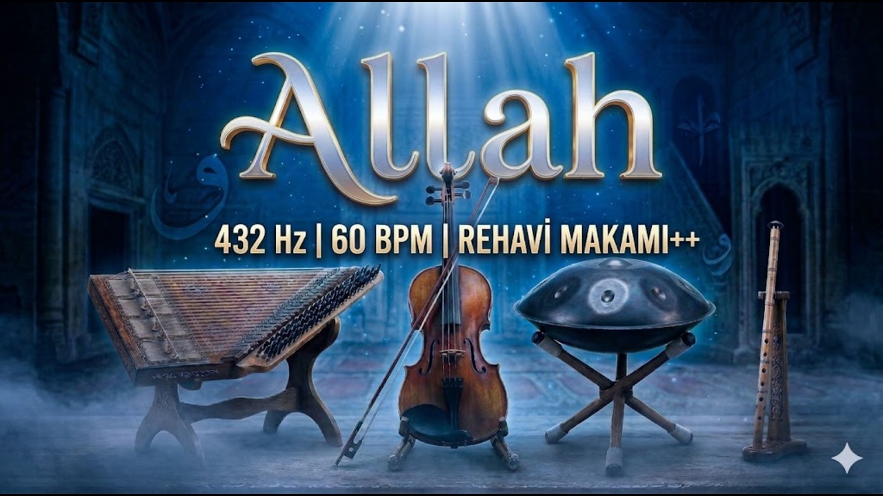 Bir Saat Allah Zikri | Rehavi Makamı ++ |432 Hz | 60 BPM | Kökleri Hatırlayış Ve Uyanış#3