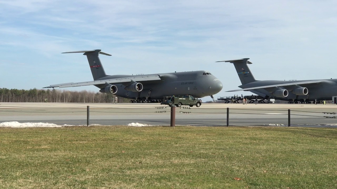 C-5B 87-0043 Engine Start and Block Out