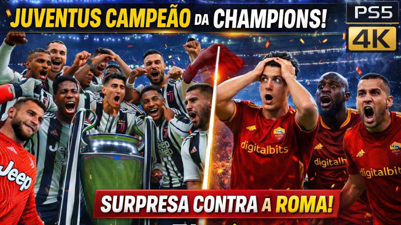 A Juventus FINALMENTE Quebrou a Maldição da Champions? PÊNALTI ESCANDALOSO! 😳🏆”