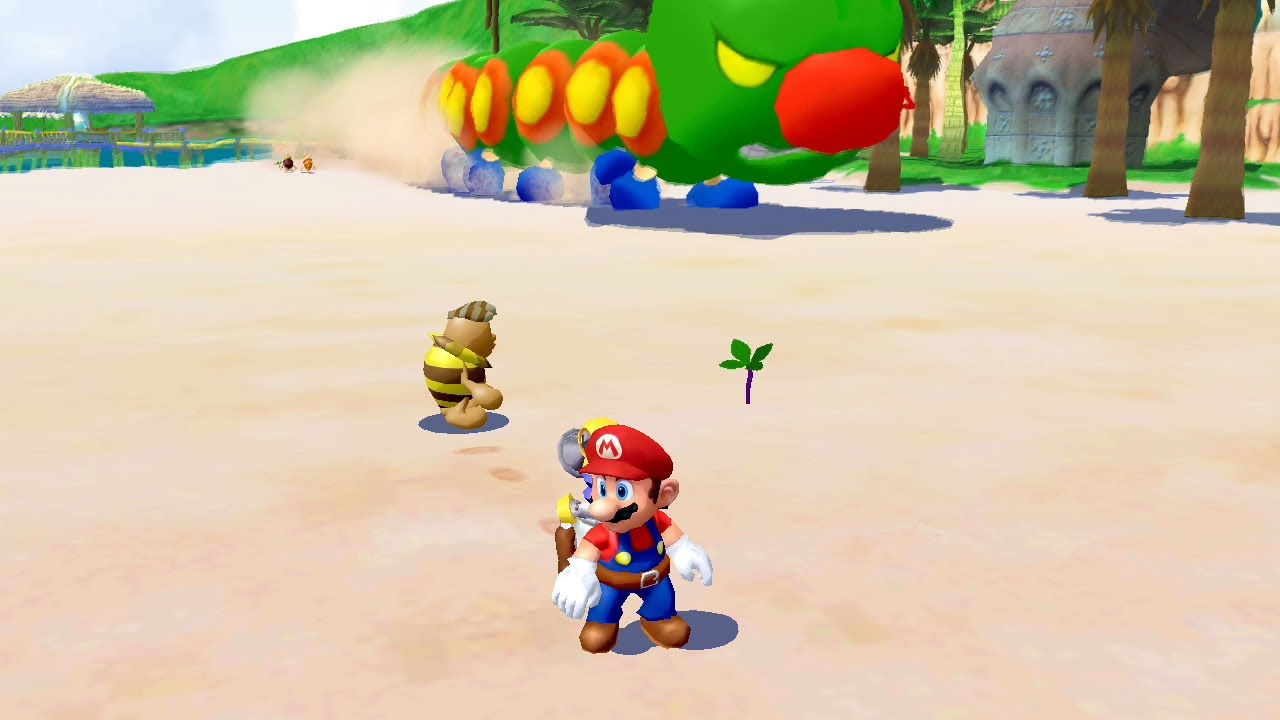 Super Mario 3D All-Stars: Super Mario Sunshine - Angry Wiggler Ahoy! (Switch Gameplay)