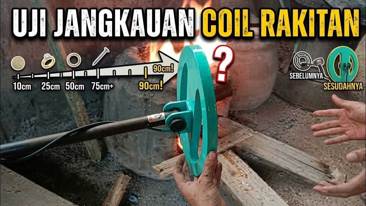Uji jangkauan koil rakitan 