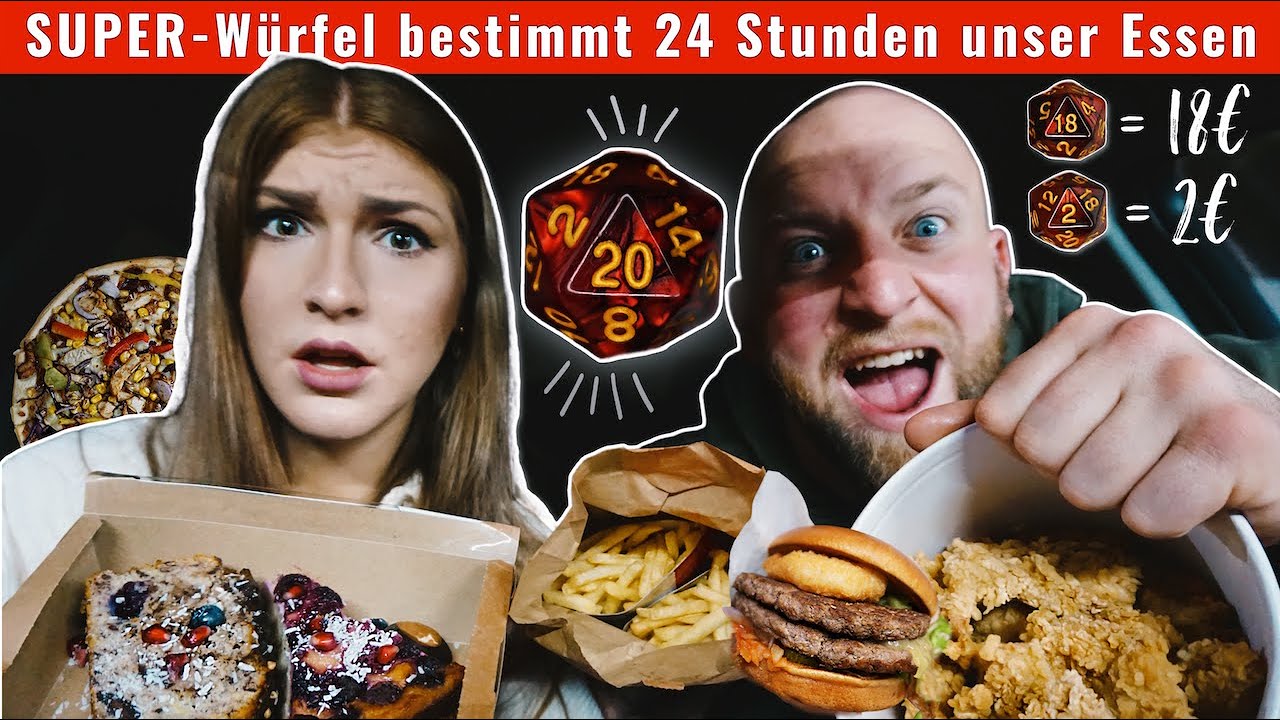 SUPER-W&uuml;rfel bestimmt 1 Tag unser essen 😱 (Extrem heftig 🔥)
