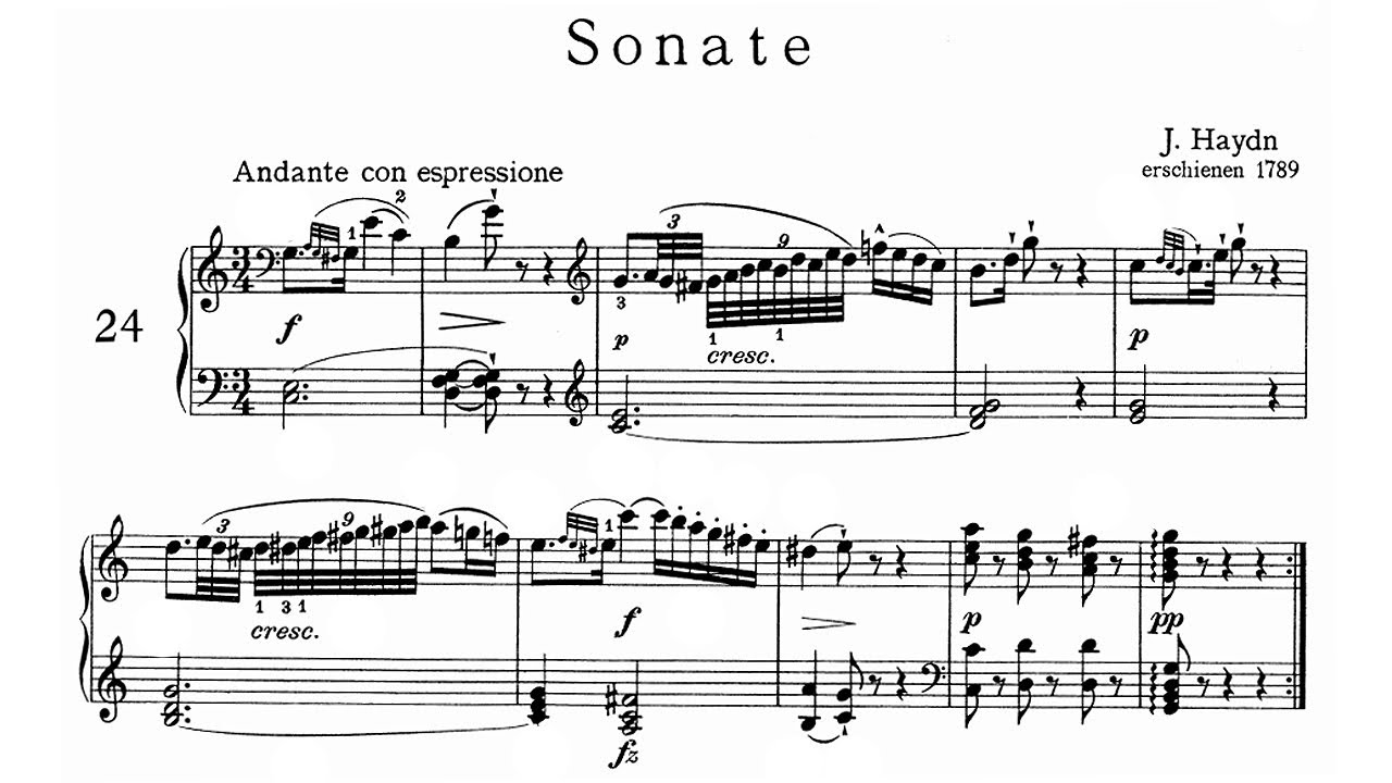 Haydn: Sonata in C Major Hob. XVI:48 - Artur Balsam, 1960 - MHS OR H 112