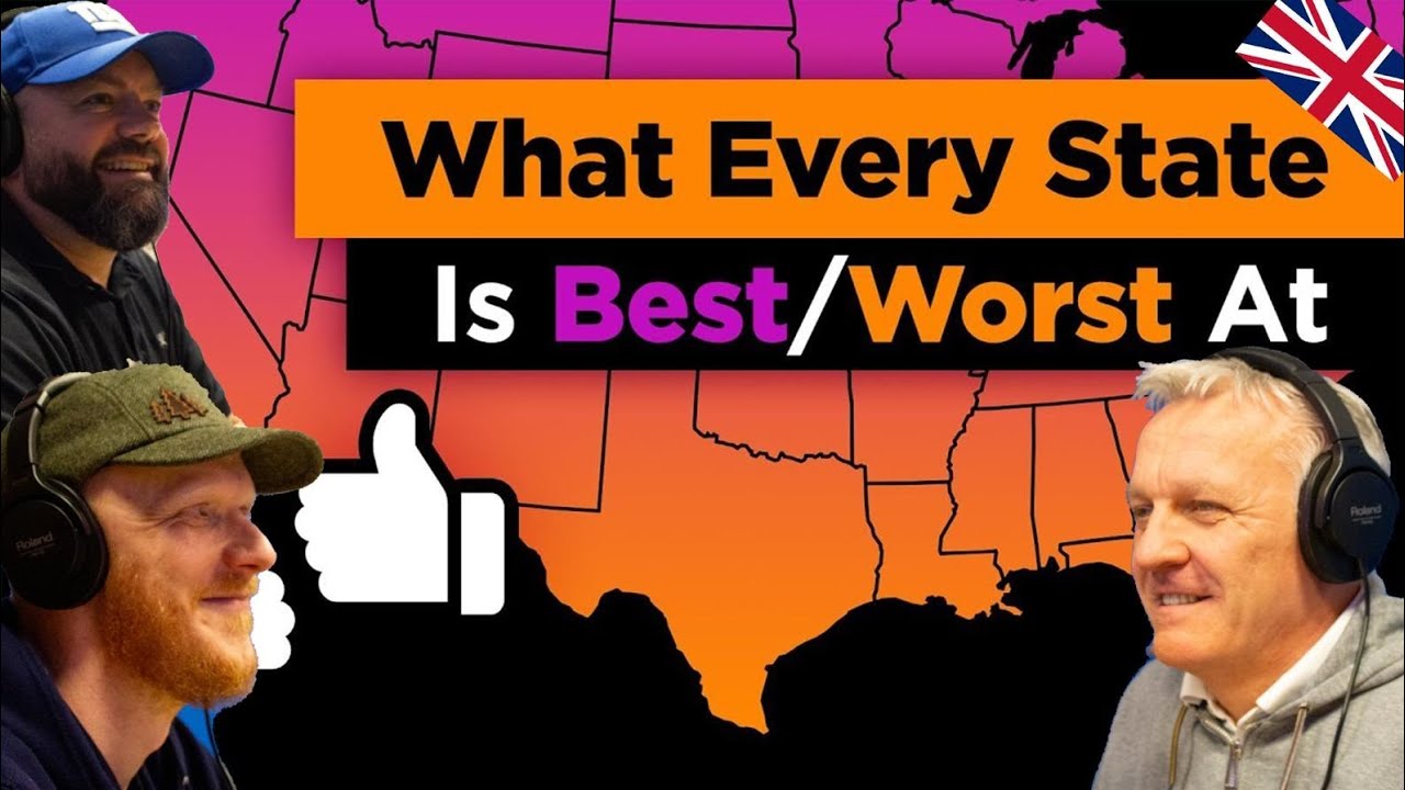 What Every State in the US is Best and Worst At REACTION!! | OFFICE BLOKES REACT!!