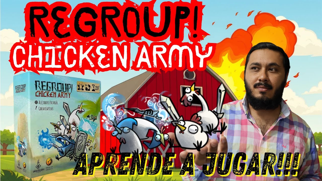 🐔⚔️ ¿Cómo se Juega Regroup Chicken Army? | Tutorial | ¿Podrás liderar tus gallinas a la victoria?