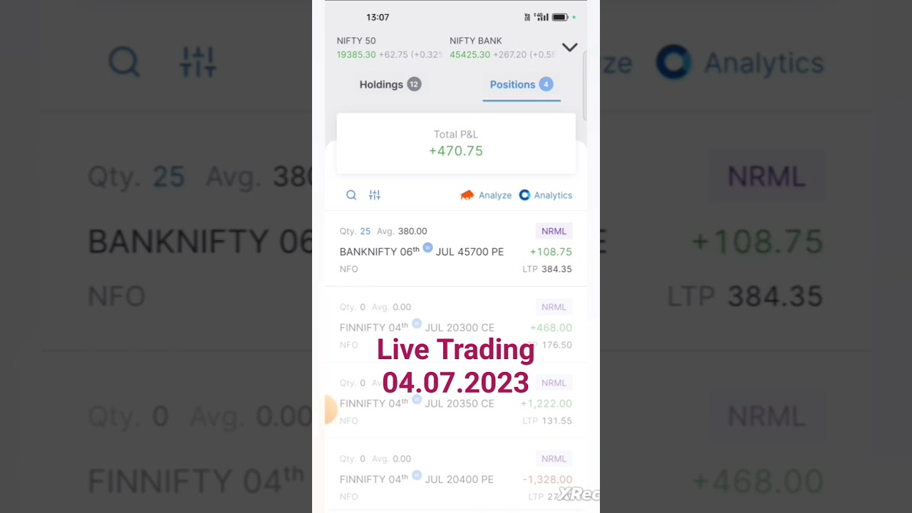 Live Trading l Option Trading l Bank Nifty live Trading l Finnifty Trading #livetrading