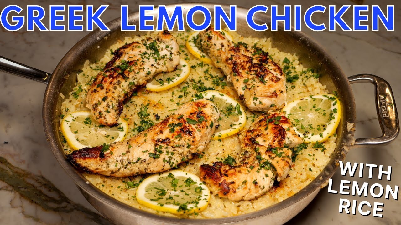The Marinaded Greek Chicken and Lemon Rice I'm Obsessed With