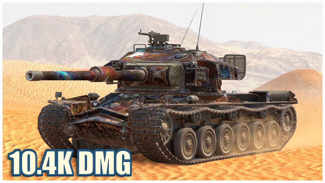 Strv K • 10.4К УРОНА • 6 ФРАГОВ • WoT Blitz