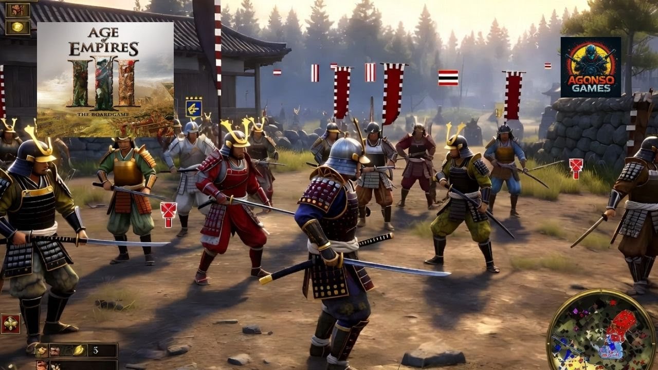 AGE OF EMPIRES III #6 Cuando tu samurái entra SOLO… y se vuelve LEYENDA 🏯🔥#agonsogames #agonsogames