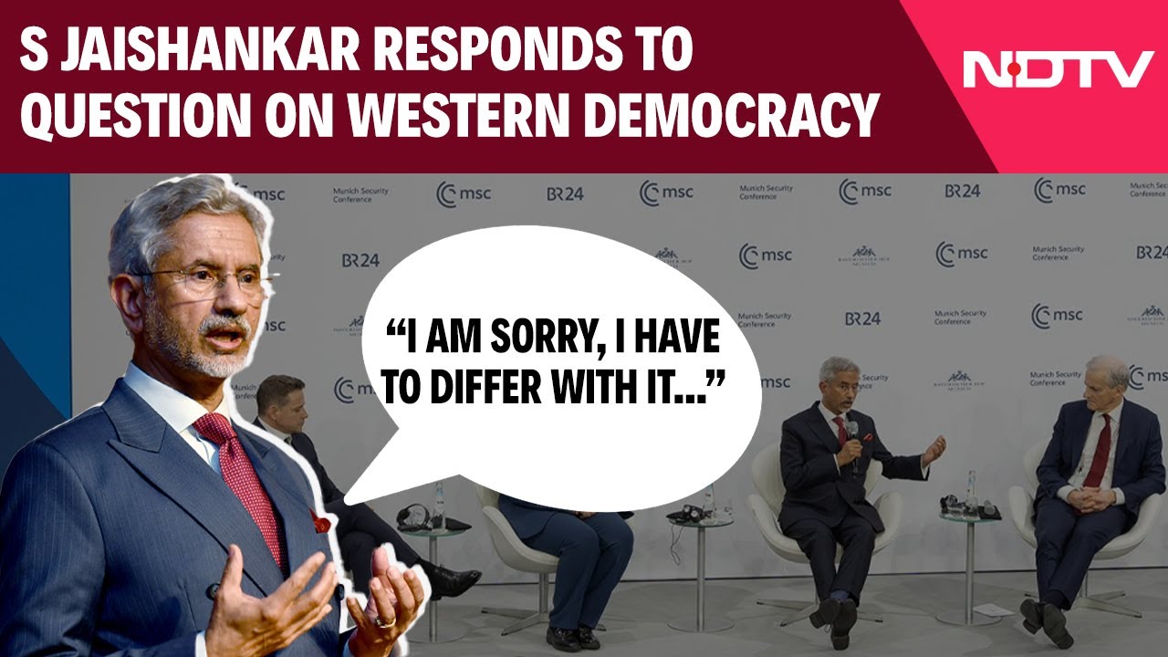 S Jaishankar Interview | US Senator Says Democracy Doesn't Put Food On Table, S Jaishankar Responds