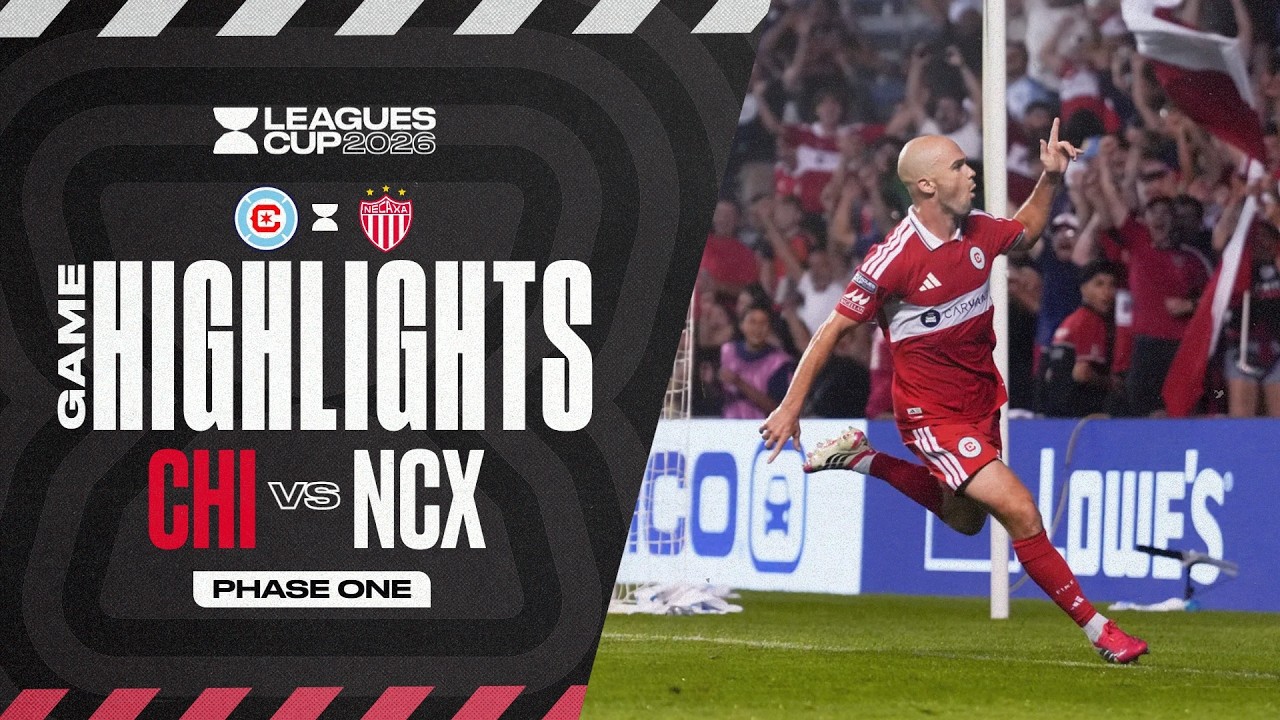 Leagues Cup 2026: Chicago Fire 2-0 Club Necaxa | Full Match Highlights