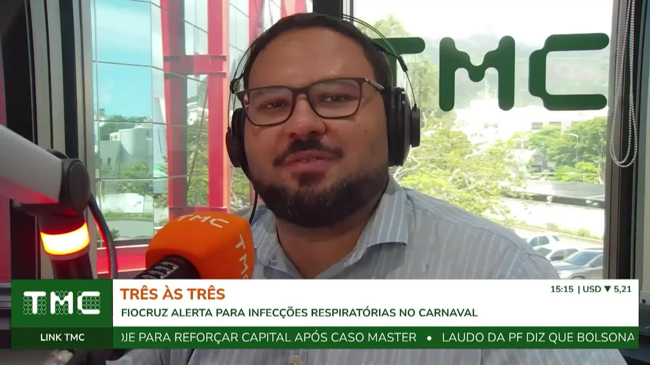 ALERTA DA FIOCRUZ PARA O CARNAVAL: VÍRUS RESPIRATÓRIOS, HIDRATAÇÃO E PREVENÇÃO