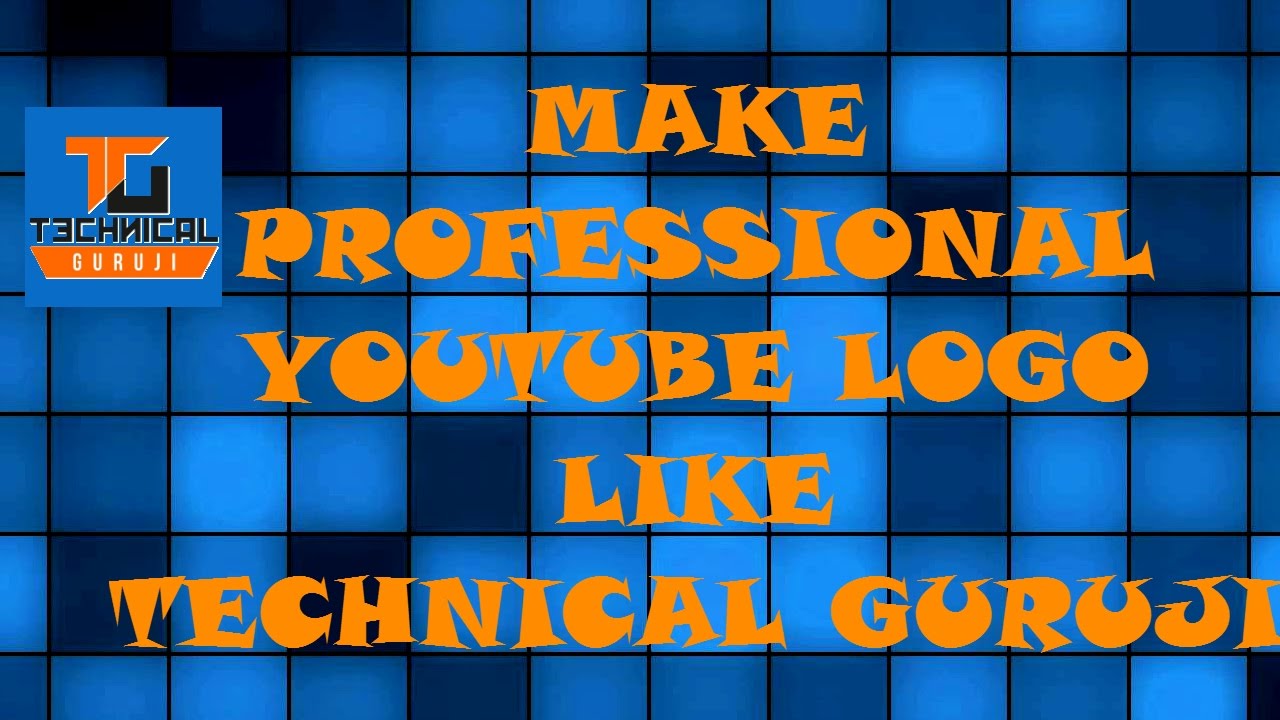 Make Professional Logo Like Technical Guruji | Nerdy Soumyajit