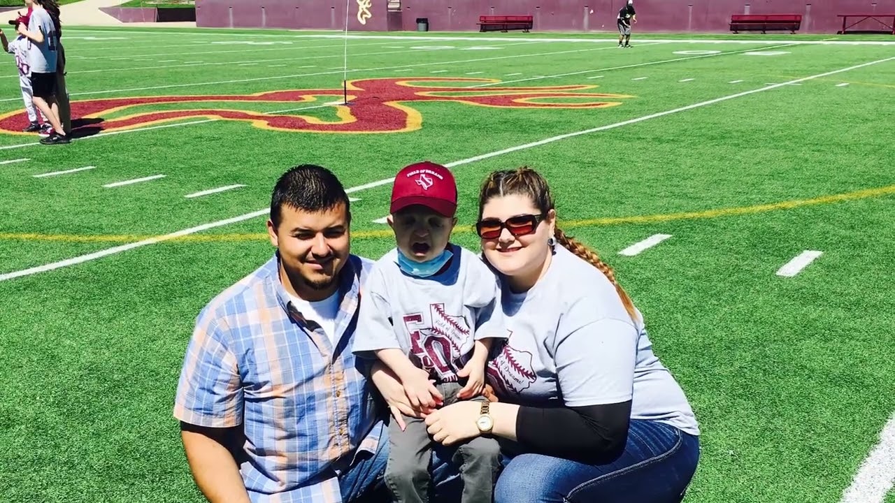 Jesse first baseball game 2017  
