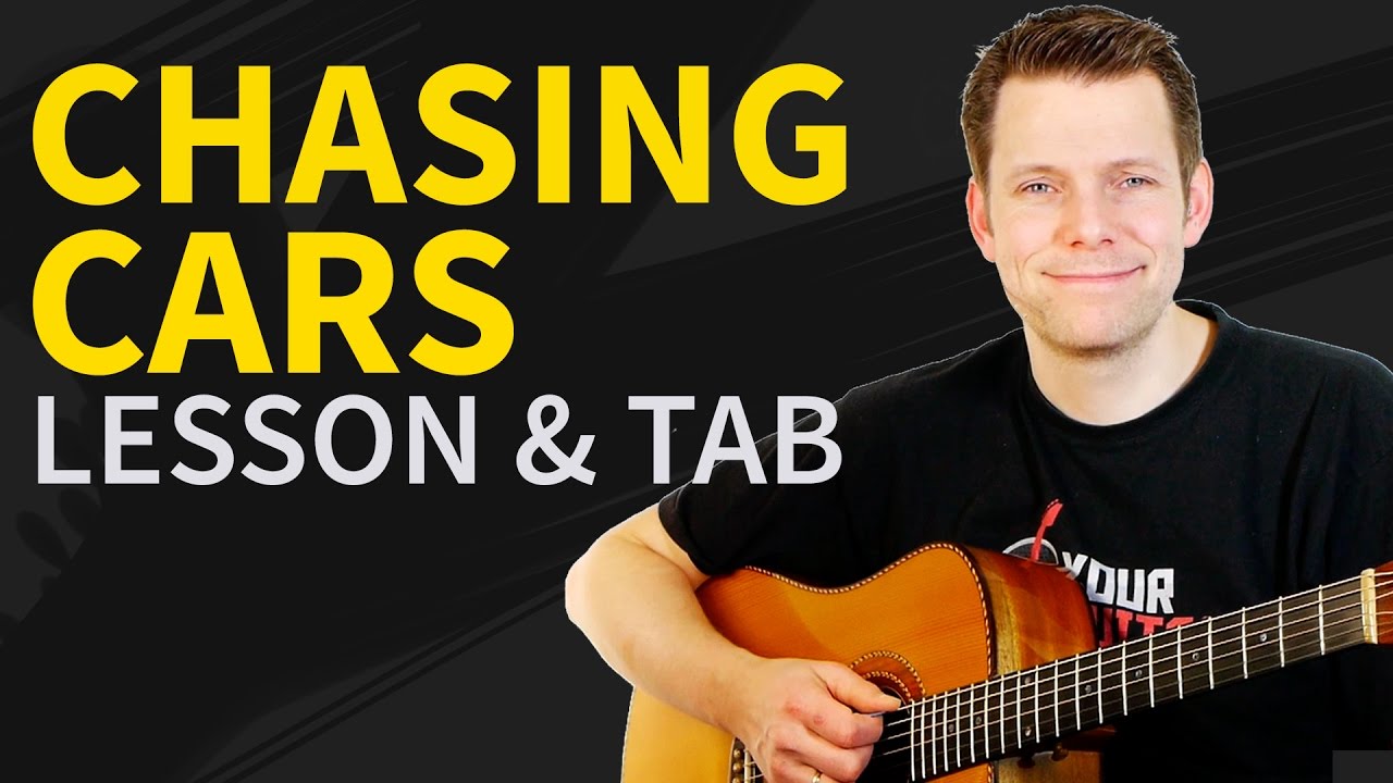 How To Play Chasing Cars Guitar Lesson & TAB - Snow Patrol - Easy Beginner Guitar Songs