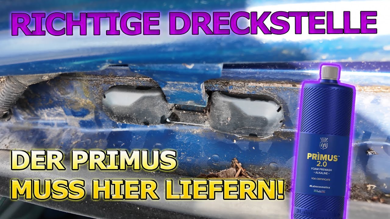 Diese Dreckstellen immer entfernen! Heftiger Schmutz unter der Heckklappe - Labocosmetica Primus 2.0